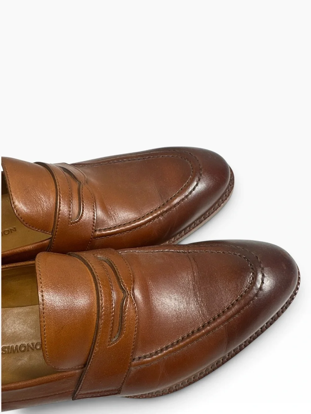 BECKETT SIMONSON Men's 8.5 Slip on Leather loafter